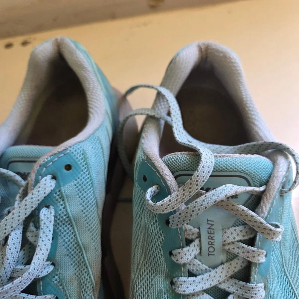 Hoka One One Torrent Womens Trail Running Shoes Blue Teal Size 6.5 1097755 ASDGG